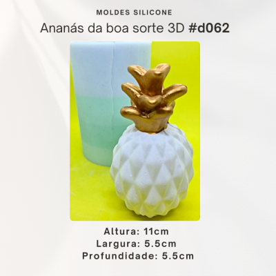 Ananás da boa sorte 3D