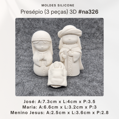 Presépio (3peças) 3D