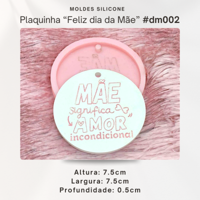 Plaquinha - Mãe significa amor incondicional