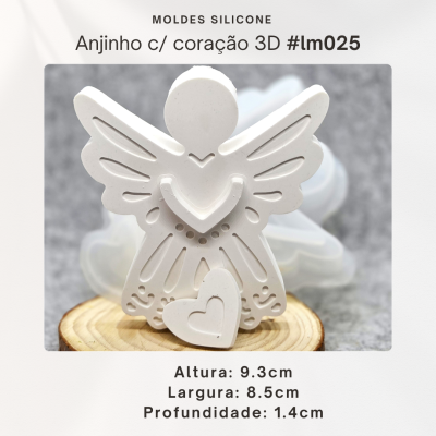 Anjinho c/ coração 2D