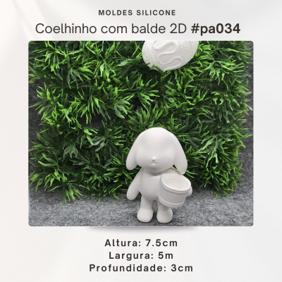 Coelhinho com balde