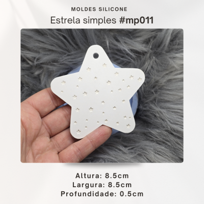 Plaquinha Estrelinhas 2D
