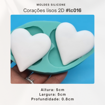 Corações lisos 2D