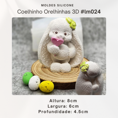 Coelhinho Orelhinhas 3D