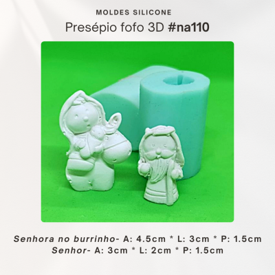 Presépio fofo 3D