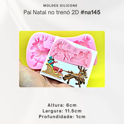 Pai Natal no Trenó 2D