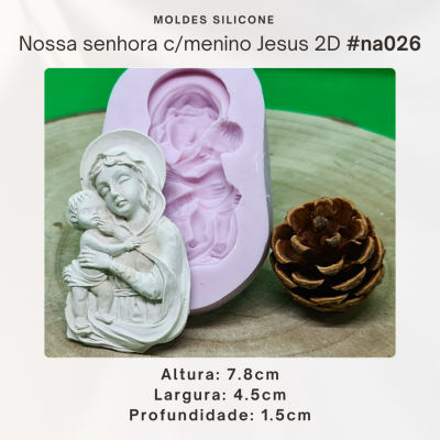 Nossa Sra c/menino Jesus 2D