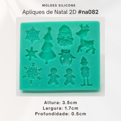 Apliques de Natal 2D