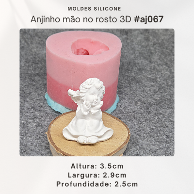 Anjinho não no rosto 3D