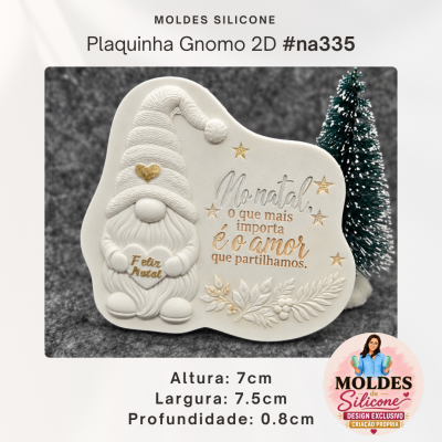 Plaquinha gnomo 2D