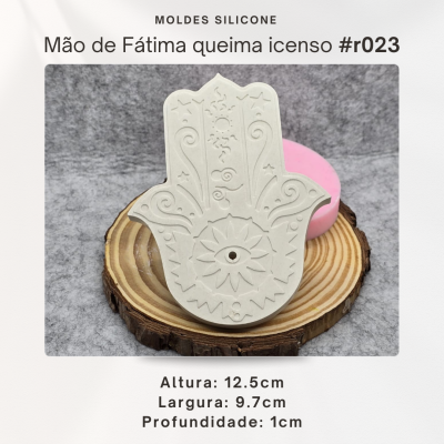 Mão de Fátima queima icenso 2D