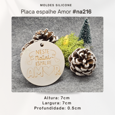 Placa Espalhe Amor