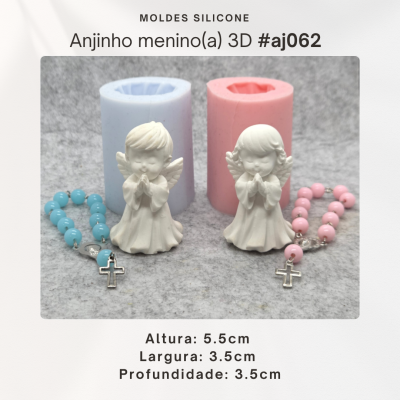 Anjinho menina ou menina 3D