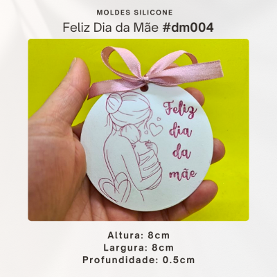 Plaquinha - Feliz dia da mãe