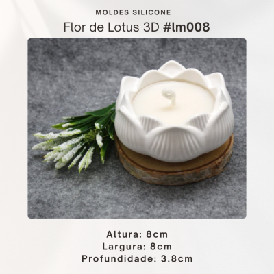 Flor de lotús 3D