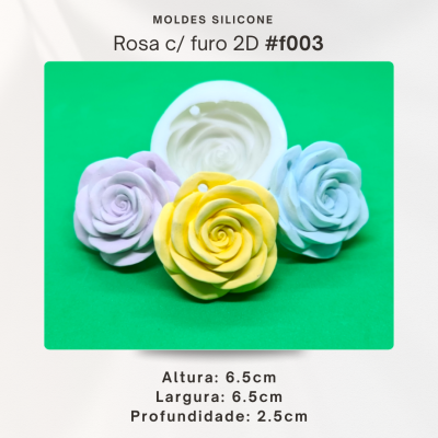Rosa c/ furo 2D