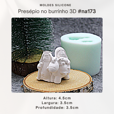 Presépio no Burrinho 3D