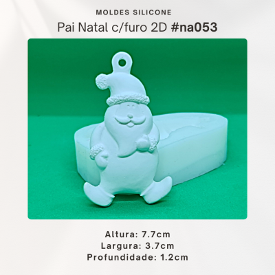 Pai Natal c/furo 2D