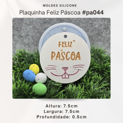 Plaquinha Feliz Páscoa