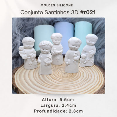 Conjunto Santinhos 3D