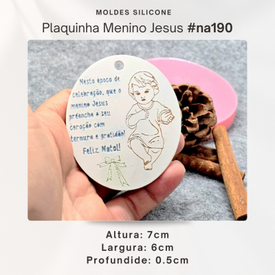 Plaquinha Menino Jesus