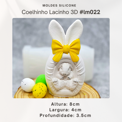 Coelhinho de lacinho 3D