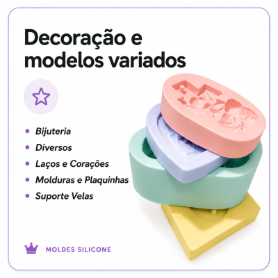 Decoração e modelos variadas