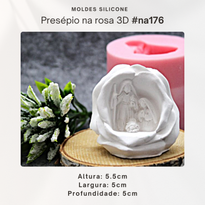 Presépio na Rosa 3D