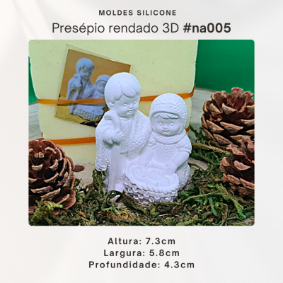 Presépio rendado 3D