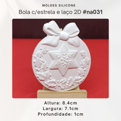 Bola c/ estrela e laço 2D