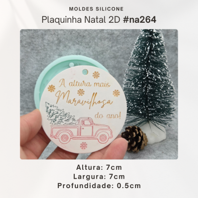Plaquinha Natal 2D