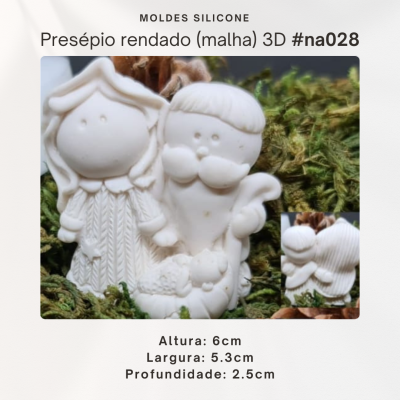 Presépio rendado 3D