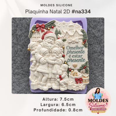Plaquinha Natal 2D