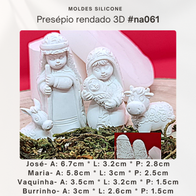 Presépio Rendado 3D