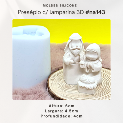 Presépio c/ Lamparina 3D