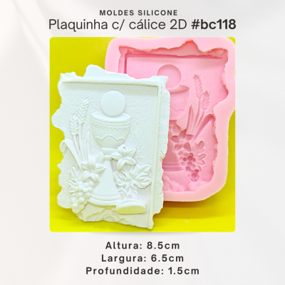 Plaquinha com cálice 2D