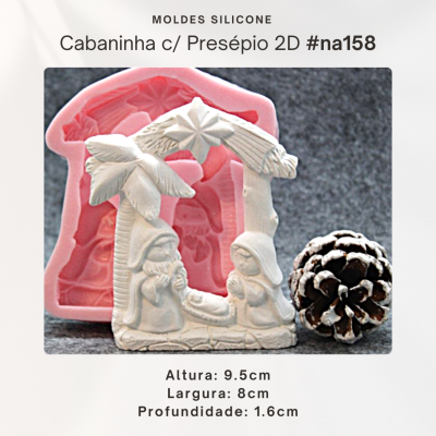 Cabaninha c/ Presépio 2D