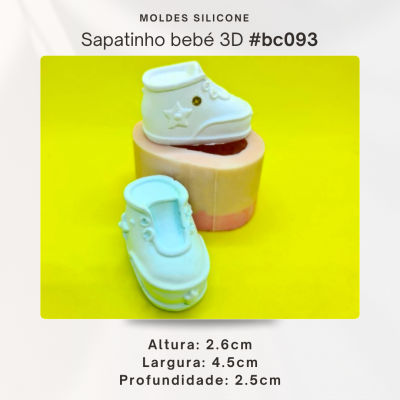 Sapatilho bebê 3D