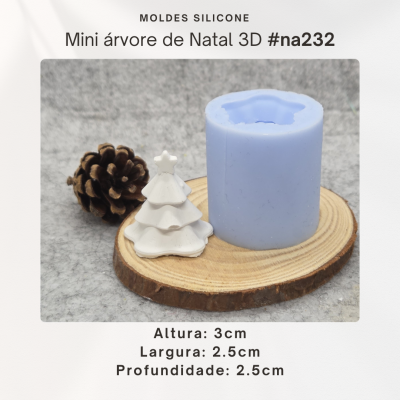 Mini Árvore de Natal 3D