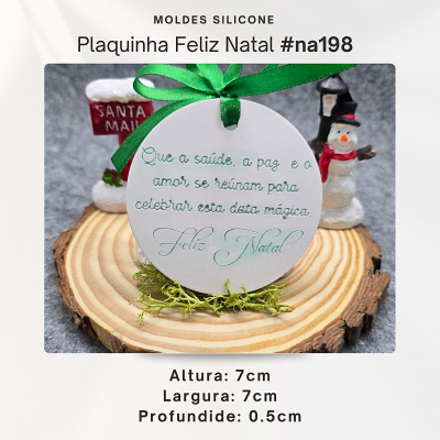 Plaquinha Feliz Natal