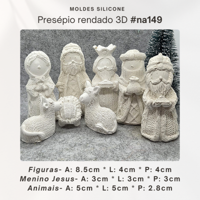 Presépio Rendado 3D