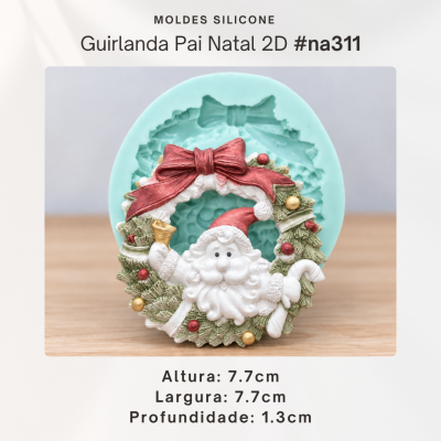 Guirlanda Pai Natal 2D