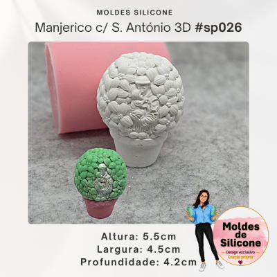 Manjerico c/ Santo António 3D