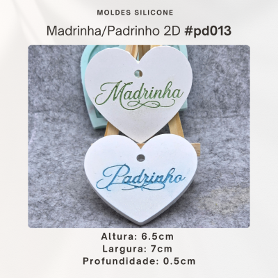 Coração Madrinha/Padrinho