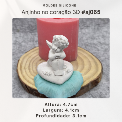 Anjinho no coração 3D