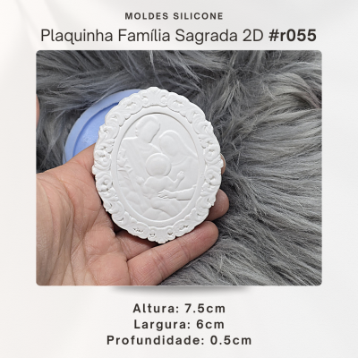 Plaquinha Família Sagrada 2D
