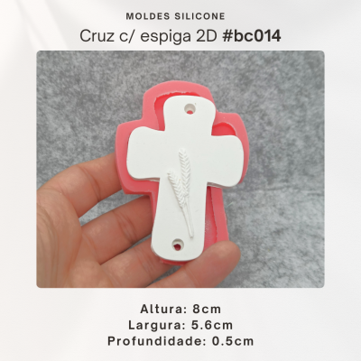 Cruz com espiga 2D