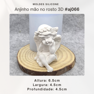 Anjinho não no rosto 3D