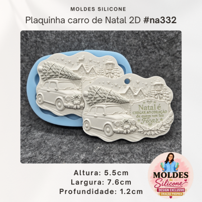 Plaquinha de Natal 2D