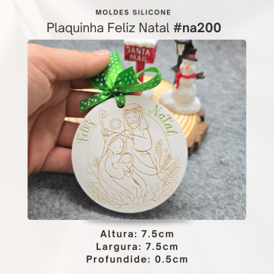 Plaquinha Feliz Natal